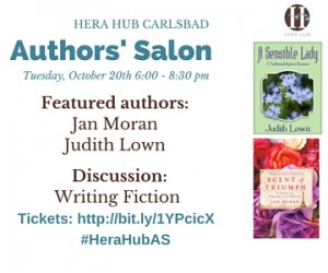 Hera Hub Carlsbad Authors' Salon October 2015